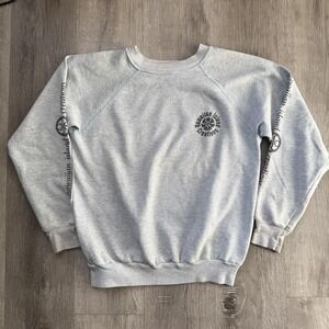 Vintage Hawaiian Island Creations Sweatshirt Mens Large Gray Surf Graphic 90s